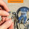 High-End Stainless Steel Kite Reel with Handbrake, Anti-Reverse, and Large Bearing for Sea Fishing