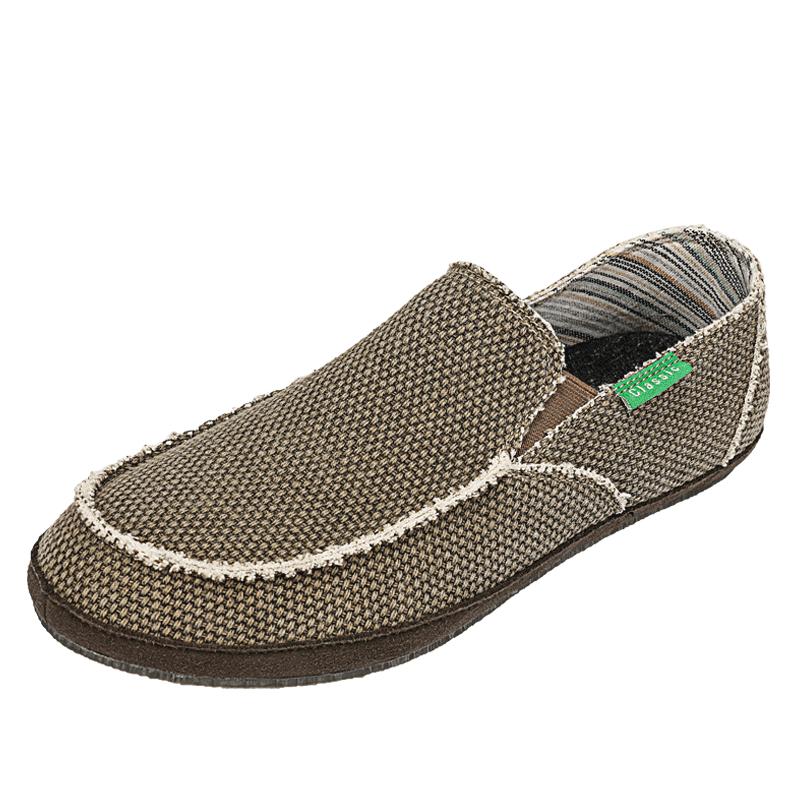 Summer Denim Canvas Men Breathable Casual Shoes Outdoor Non-Slip Sneakers Comfortable Driving Shoes Men's Loafers Big Size 39-48