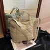 Large Capacity Canvas Shoulder Bag For Women 2023 New Autumn Winter Street Fashion Tote Crossbody Bag