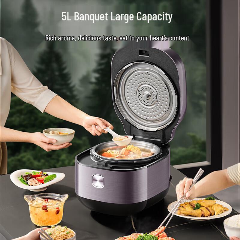 SUPOR 5L IH Smart Electric Pressure Cooker with Dual Spherical Pots CN Plug (adapter Included)