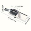 Handheld Vegetable Slicer with Adjustable Stainless Steel Blade Vegetable Fruit Cutter for Potatoes Lemons Kitchen Gadget