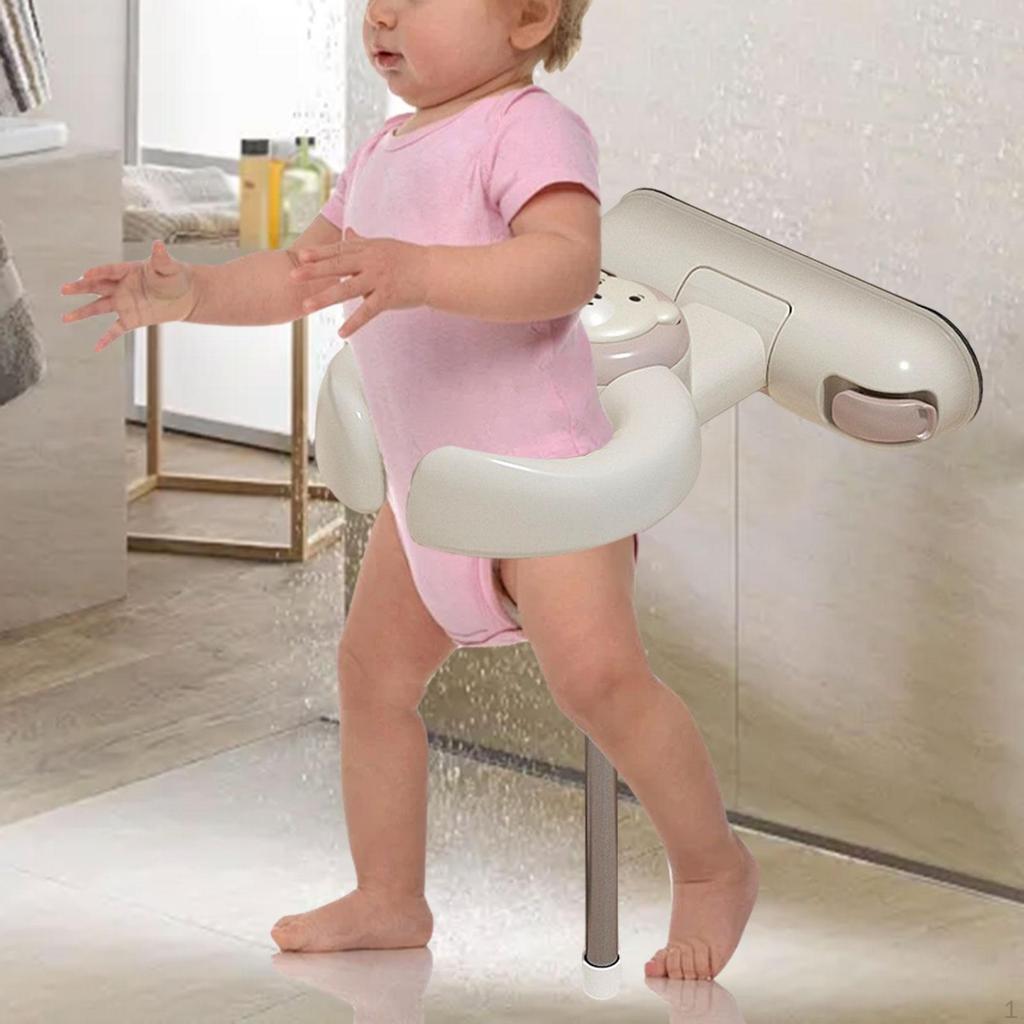 Bath Stand Standing Support with Smooth Handles Rod for Tub 6 Months To 3 Years Old