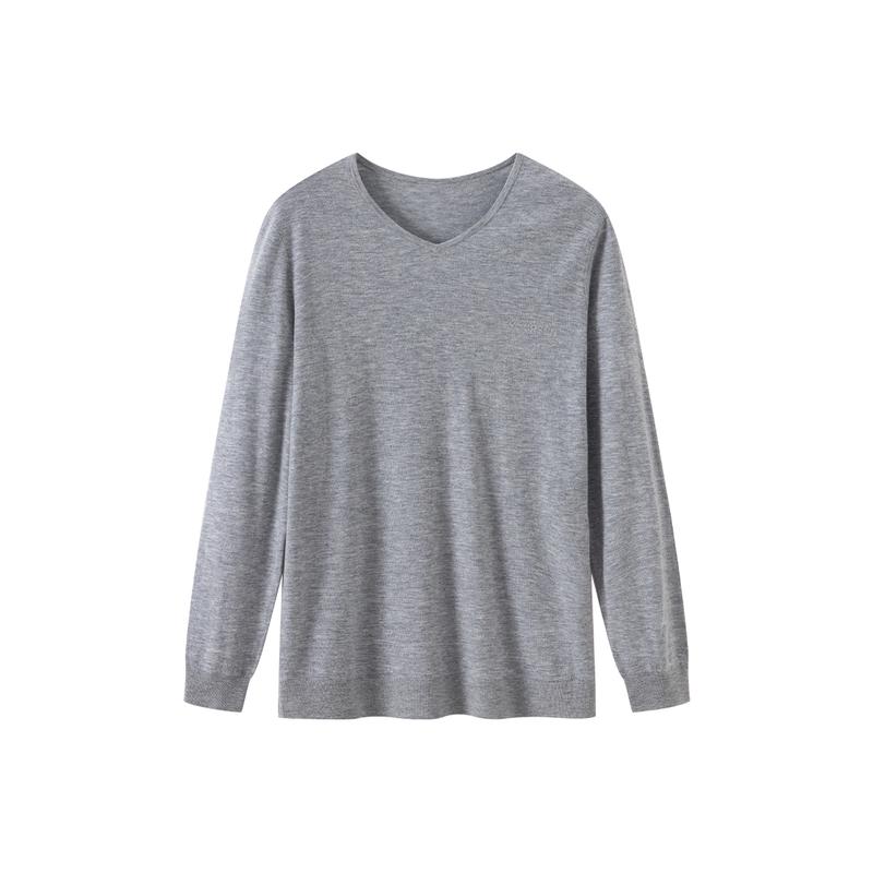 

Yiershuang Мужской термотоп базовый слой с V-образным вырезом из высококачественной кашемировой смеси (Подарочная коробка) 2XL