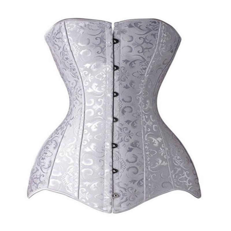 Women Extended Long Torso Waist Cincher Corset Body Shaper Slimming Underwear