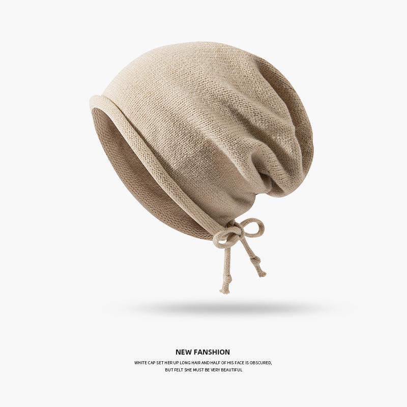 Women S Autumn Winter Slouchy Knit Hat Warm Ear Protection Beanie