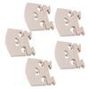 5Pcs Violin Bridge Maple Wood Replacement for 4/4 Size Musical Instrument Accessories