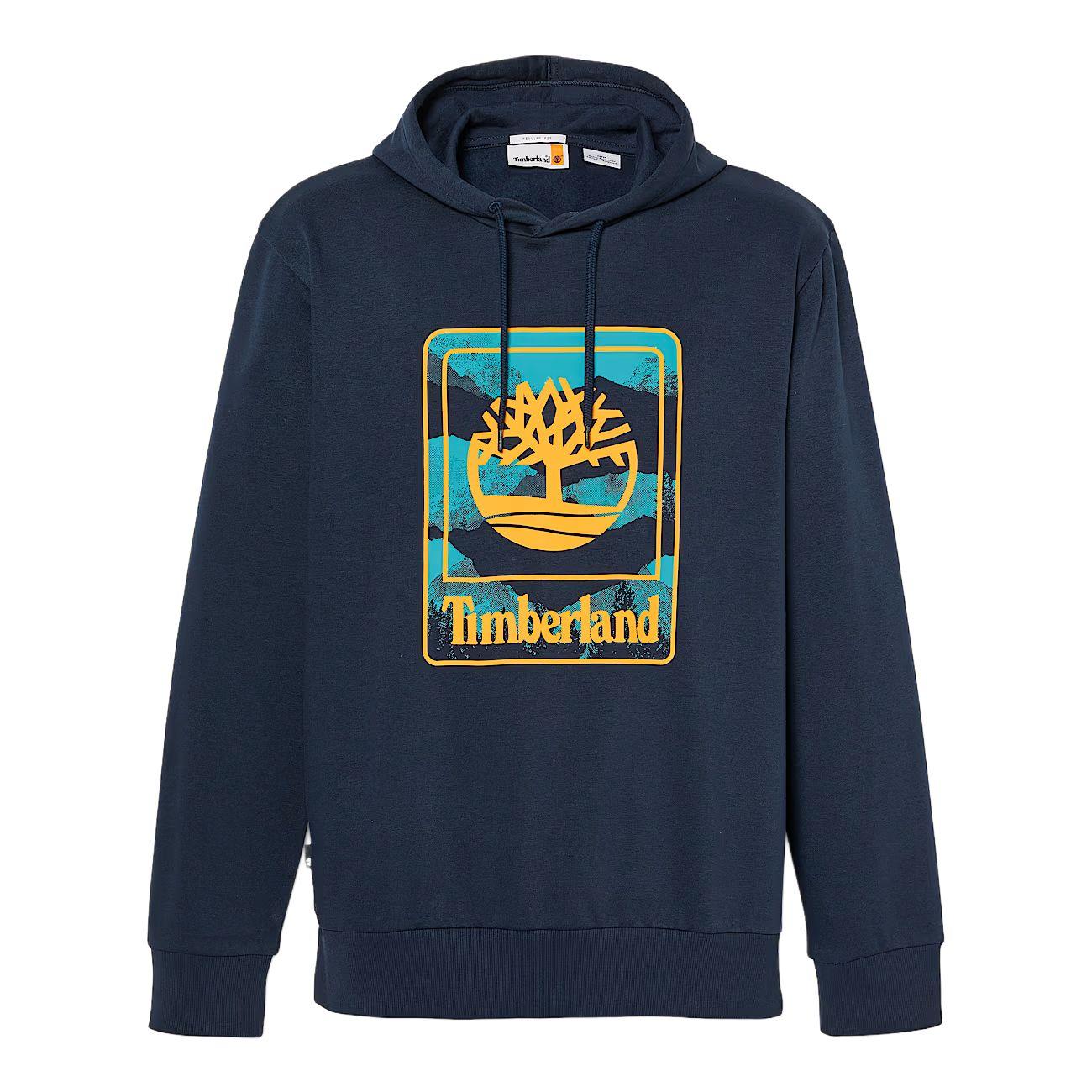 Timberland Повседневная Мода Простой Пуловер Худи С Длинным Рукавом Толстовка Мужские худи Глубокий Сапфир TB0A6W9T433 M