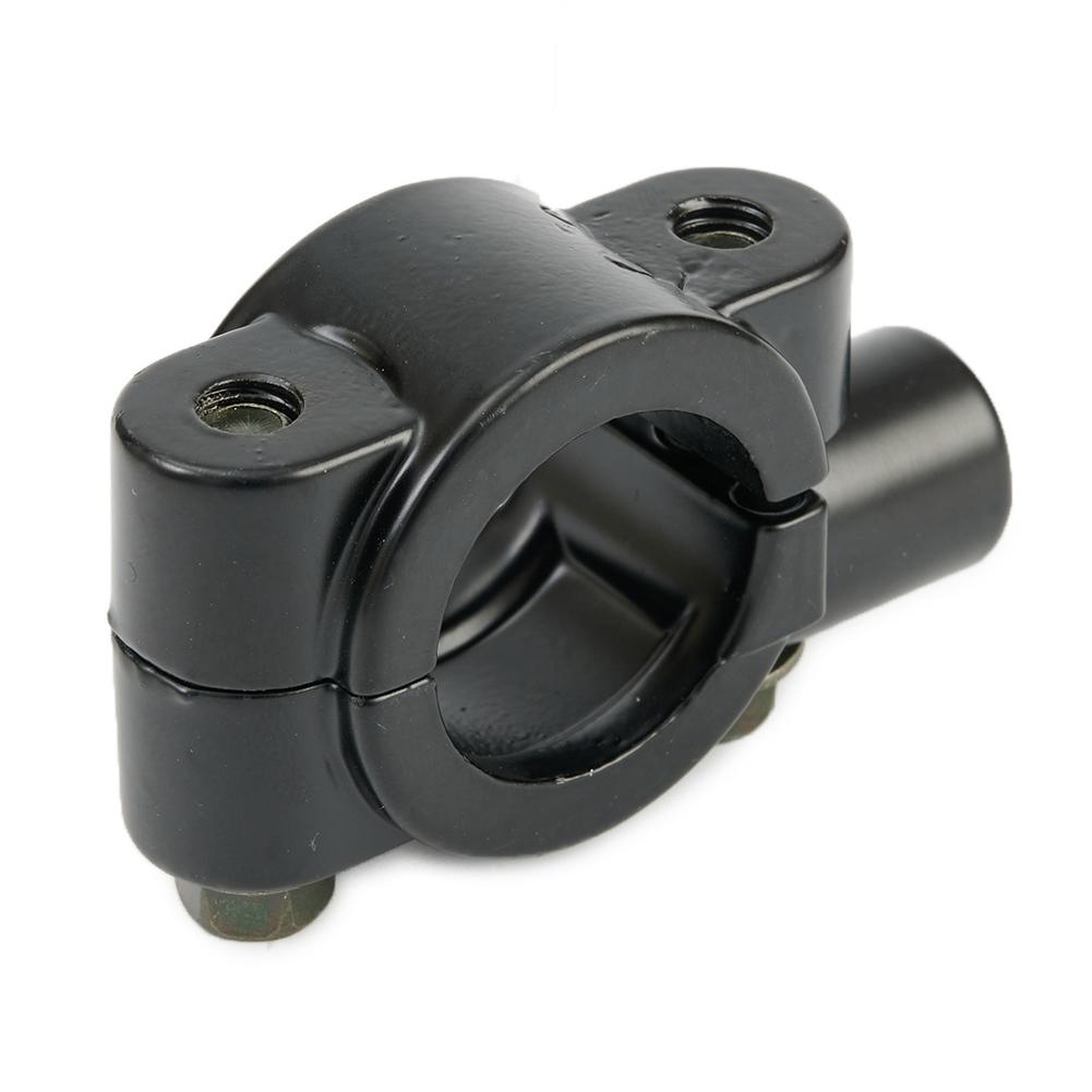 1x Schwarz Motorrad 7-8 \\\ Lenker Spiegel Halterung Halter Klemmen Adapter 10mm