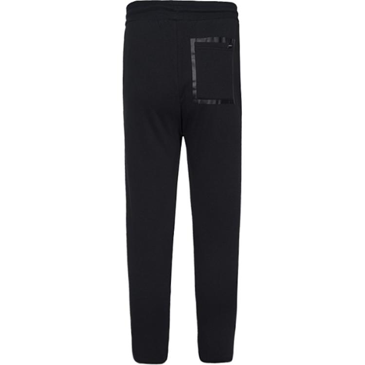 Adidas Neo Fashion Comfortable Soft Skin-Friendly Versatile Knitted Sports Pants Men Bottoms Black CE1075