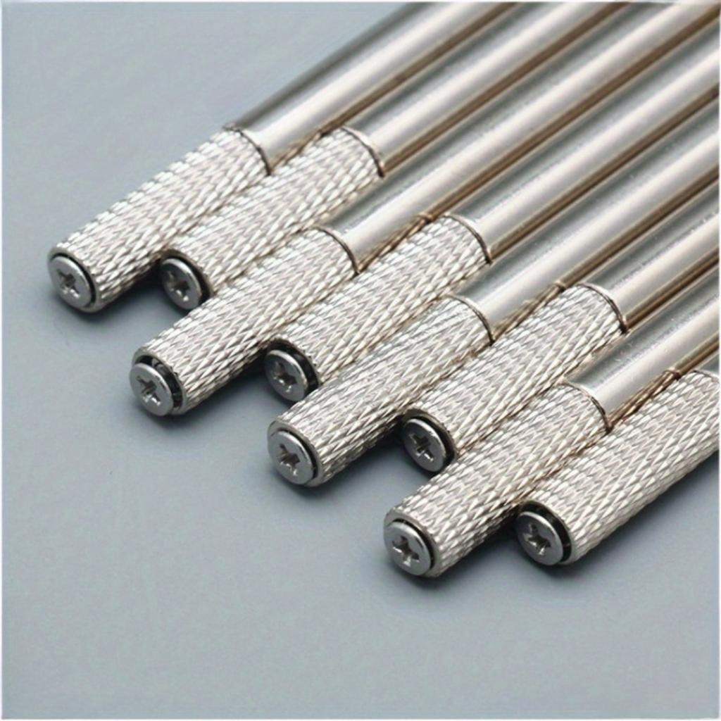 1pc Hand Leather Edge Oil Pen Stainless Steel DIY Leathercraft Side Oil Paint Roller Applicator Leather Dye Painting Tool