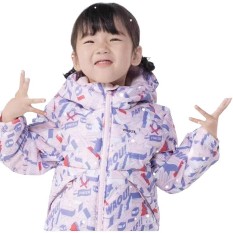 Decathlon Winter SKI-P JKT 180 KID Waterproof Hooded Zipper Long Sleeve Ski Suit Children Aged 3 7 Years Old