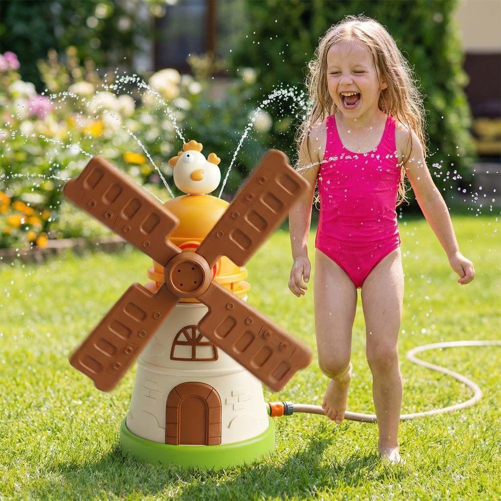 Multipurpose Windmill Sprinkler Interactive Children's Shower Toy  Beach Swimming Pool