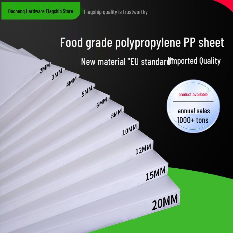 Waterproof White Plastic PP Board Sheet - Durable PVC/Nylon/Polypropylene
