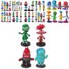 Søtt Pvc Tegneserie Anime Figursett 9-10cm Brainstorm Karakter Samleobjekter