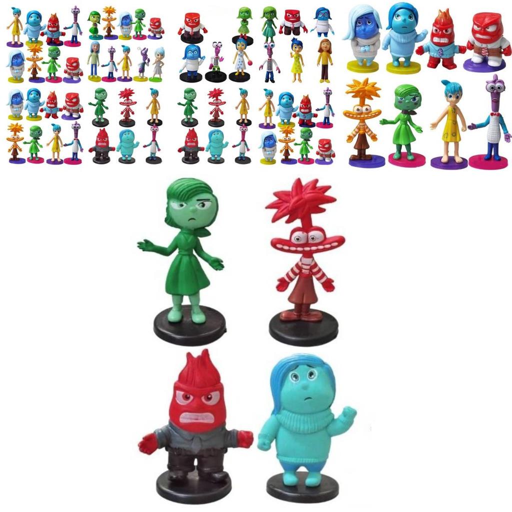 Søtt Pvc Tegneserie Anime Figursett 9-10cm Brainstorm Karakter Samleobjekter
