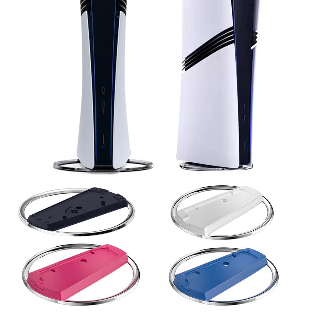 Support de Rangement Vertical Métal Mince Support de Base Métallique Pour PS5 Design Minimaliste Base Antidérapante Remplacement Support Hôte Console de Jeu