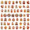 55 Cartoon God of Wealth Cai Shen Ye Stickers for Scrapbooking, DIY Décor, Laptops & Phones.