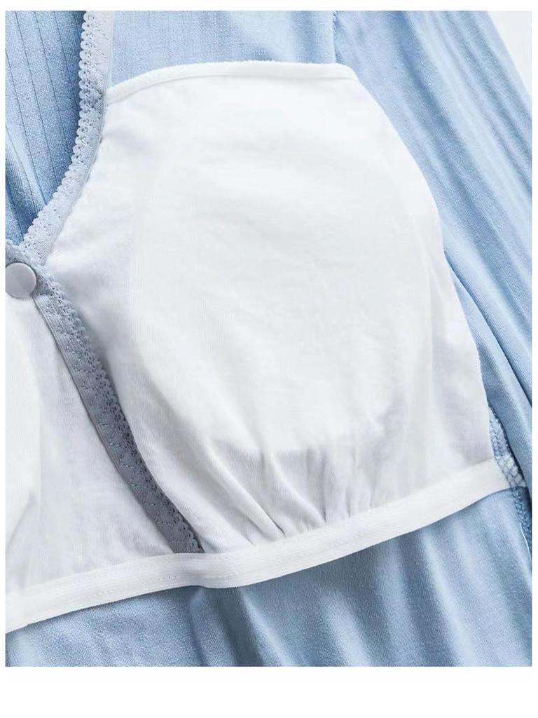 Maternity Nursing Dress - Summer/Autumn Fashion for Pregnant and Postpartum Women