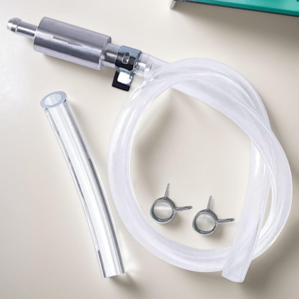SVCEQZE Motorcycle Brake Bleeder Kit - Vacuum Hose, One Way Check Valve Connector Clutch Hydraulic System Scooter Motorcycle