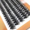 10-40D Mink øyevipper 1 boks/100 pakker Naturlig vippeforlengelse 3D Russland Individuell øyevippeklynge Makeup Tools Vipper Cilia