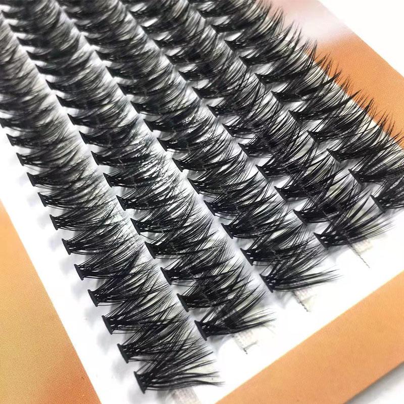 10-40D Mink øyevipper 1 boks/100 pakker Naturlig vippeforlengelse 3D Russland Individuell øyevippeklynge Makeup Tools Vipper Cilia