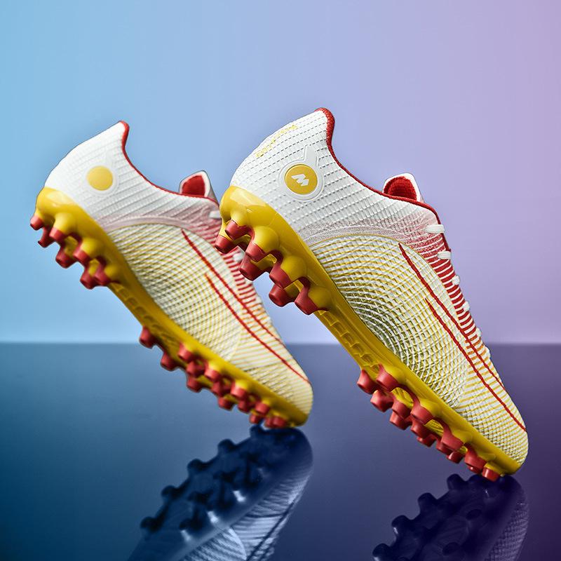Foreign trade low-top football shoes men's and women's AG long nails TF broken nails artificial grass training shoes for primary and secondary school