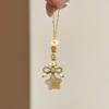 Ice Transparent Star Flower Pendant Sweet and Cute Bag Decoration Mobile Bag Pendant Chinese Style Phone Charm