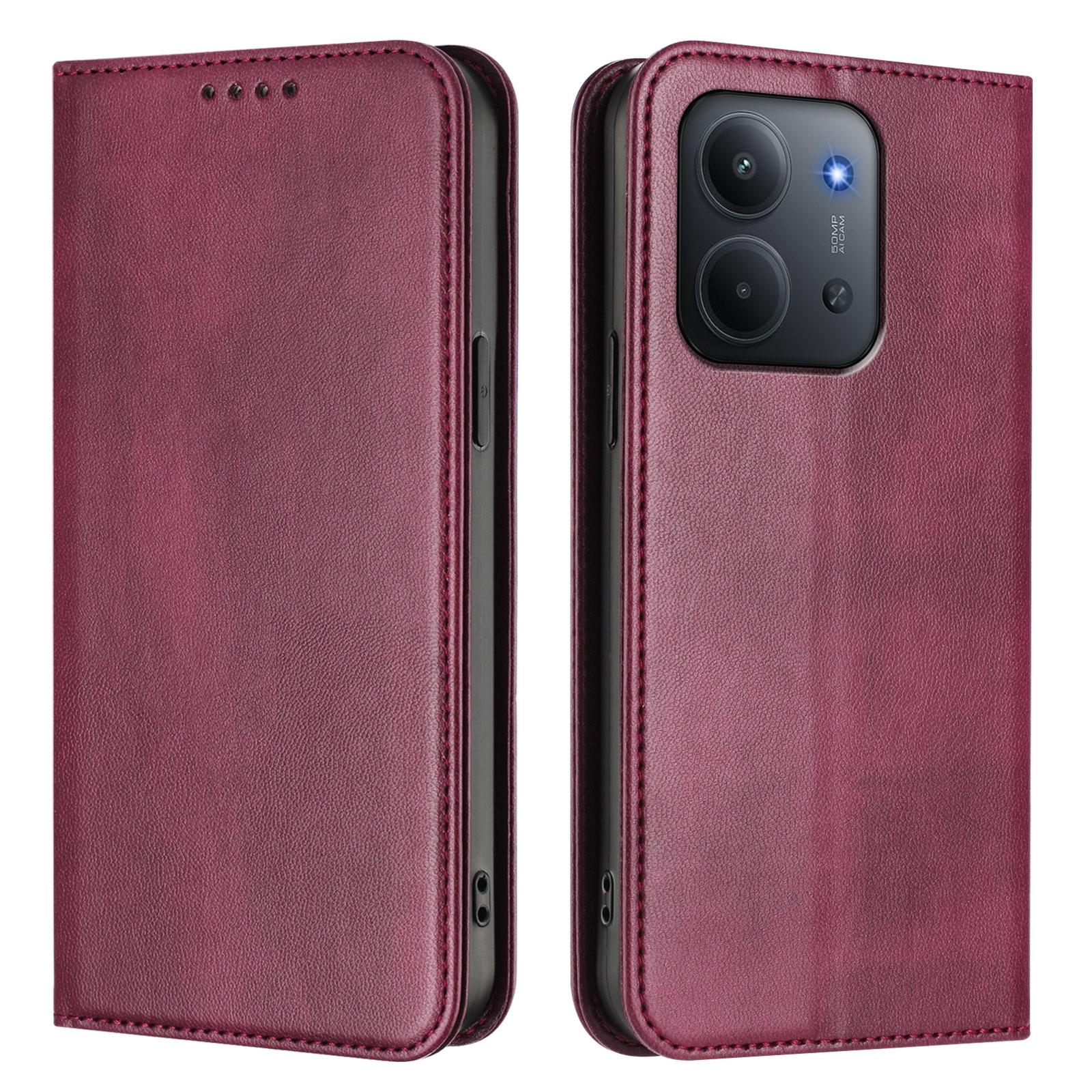 Wine Red Leather