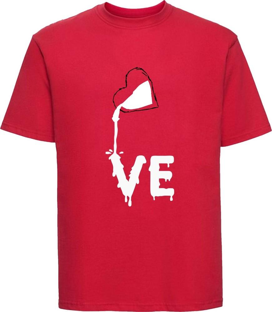 Couples Matching Love TShirt Heart Love Valentines Day Lovers Unisex Tee Top S