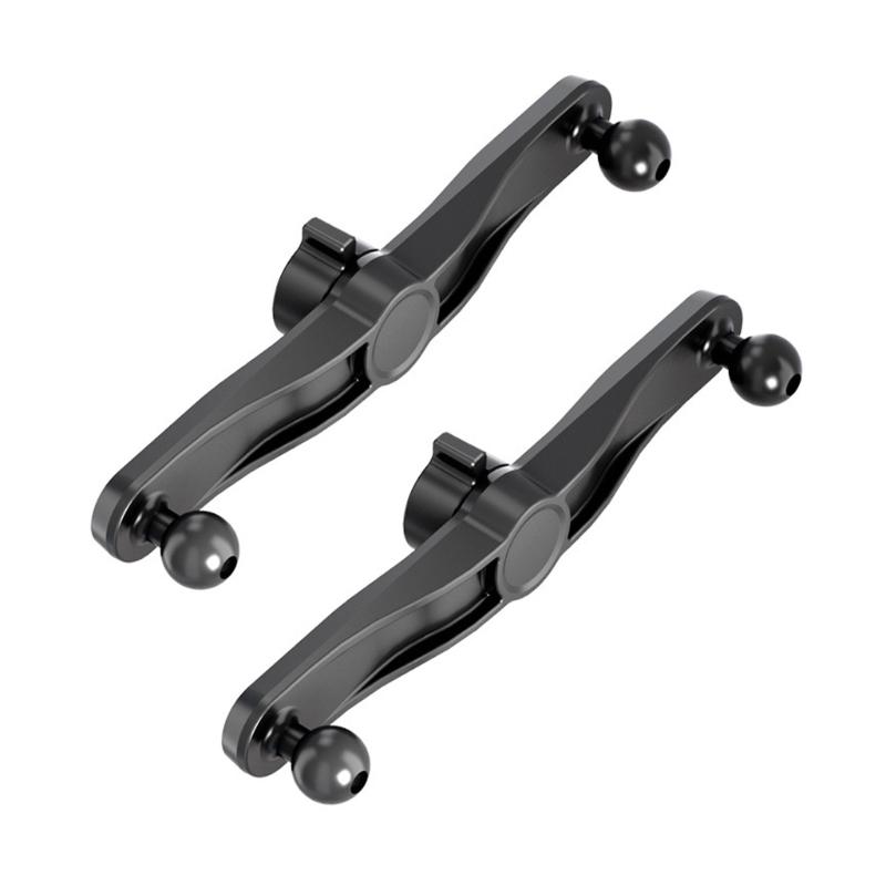 

2PCS 17mm Double Head Extension Base Universal Splitter Base 1 to 2 Head Mount Base for Vehicle Dashboard Phone Mounts 1