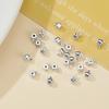 5pcs/Lot Copper Crimp Beads Spacer Bead Stoppers Cord End Caps Charms for Bracelet Necklace Jewelry Making Accessories Crafts