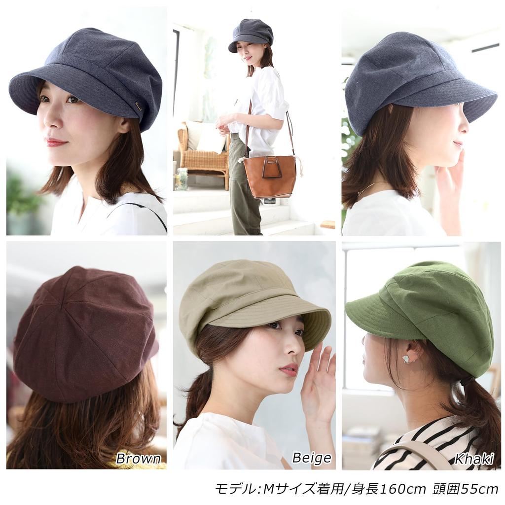 Newsboy cap with beautiful silhouette linen blend Hat for spring and summer UV protection All sizes are slightly larger than other hats [DreamHats]