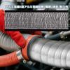 Dazzlestar Heat Resistant Fabric, Insulation Tape, Motorcycle, Fiberglass, Heat Resistant Temperature 232°F (1,100°C), Basalt