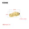 Unique Round and Heart-Shaped 3D Spacer Beads, Gold-Plated Brass Metal Beads DIY Crafting Supplies for Necklaces Bracelets:VZ446