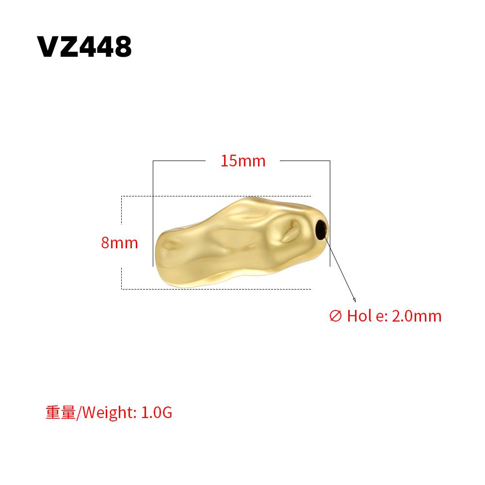 Unique Round and Heart-Shaped 3D Spacer Beads, Gold-Plated Brass Metal Beads DIY Crafting Supplies for Necklaces Bracelets:VZ446