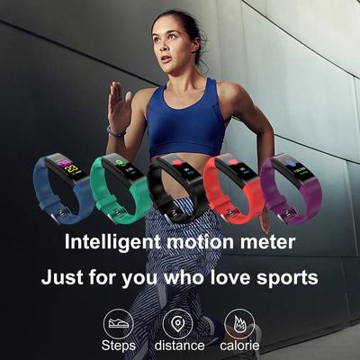 Chytré hodinky 115 Plus Chytré hodinky Bluetooth Health Chytrý fitness krokoměr Vodotěsné hodinky