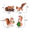 Craft DIY Terrarium Decor Animal Miniature Fairy Garden Ornaments Squirrel Figurines Decoration