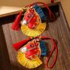 Spring Festival Pony Embroidered Pendant Tassel Car Hanging Ornaments  Zodiac Year Gift