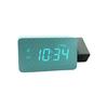 Projection Alarm Clock for Bedroom 180° Rotatable Projector On Ceiling Duals Loud Alarm Clock Electric Digital Clock