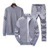 Men's Plus Size Spring-Autumn Casual Sports Hoodie Three-Piece Suit 2026