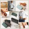 Long Genuine 14 Card Vertical Skimming Large Compact Shrink Leather Nova SW6 [BLUE SINCERE] Men's Wallet, Leather, Slots, Storage, Prevention,