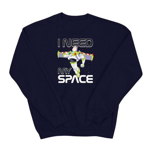 Disney Womens/Ladies Lightyear Buzz I Need Space Sweatshirt