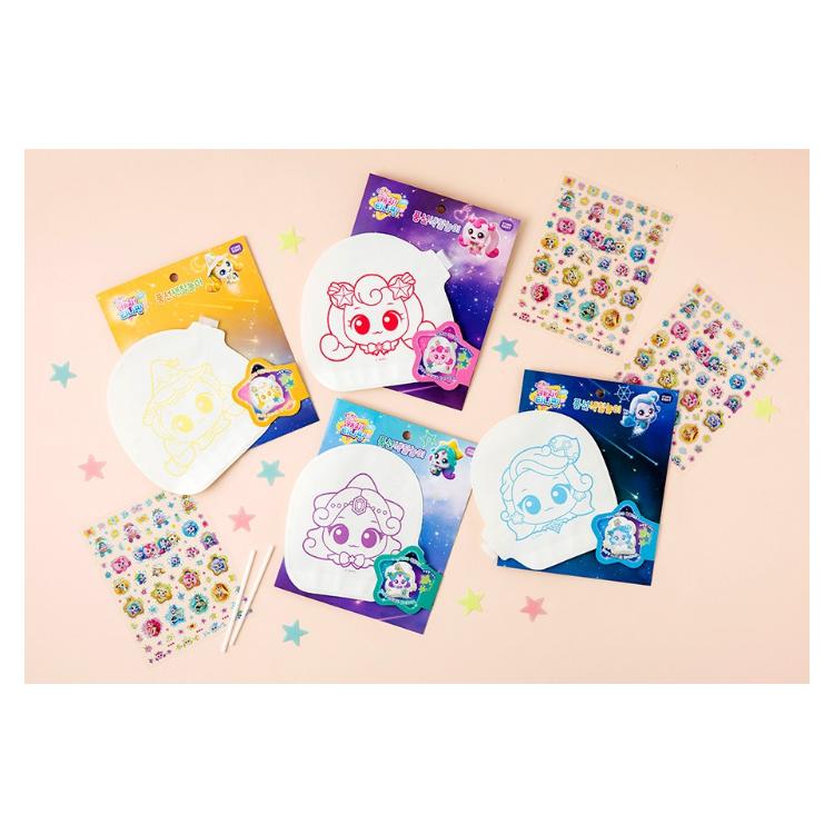 Kore'de Üretildi - Yakala! Teenieping 5. Sezon Balon Boyama + Hologram Etiket Seti (5 Seçenek)