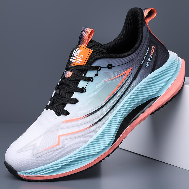 Running Shoes Carbon Board Speciality Marathon Men Athletic Breathable Lightweight Women'S Plush Comfort Athletic Nonskid Athletic Shoes