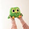 Kawaii Owl Plush Toy Lovely Cartoon Green Owl Plush Doll Accompany Learning Rewards Doll Birthday Gift Student Gift