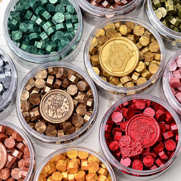 Retro Metallic Sealing Wax Beads for Wedding Invitation Envelopes