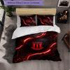 Stoke City Football 3 Piece Bedding Set Soft Duvet Cover Set with Pillowcases Printed Bedroom Decor Set for Home