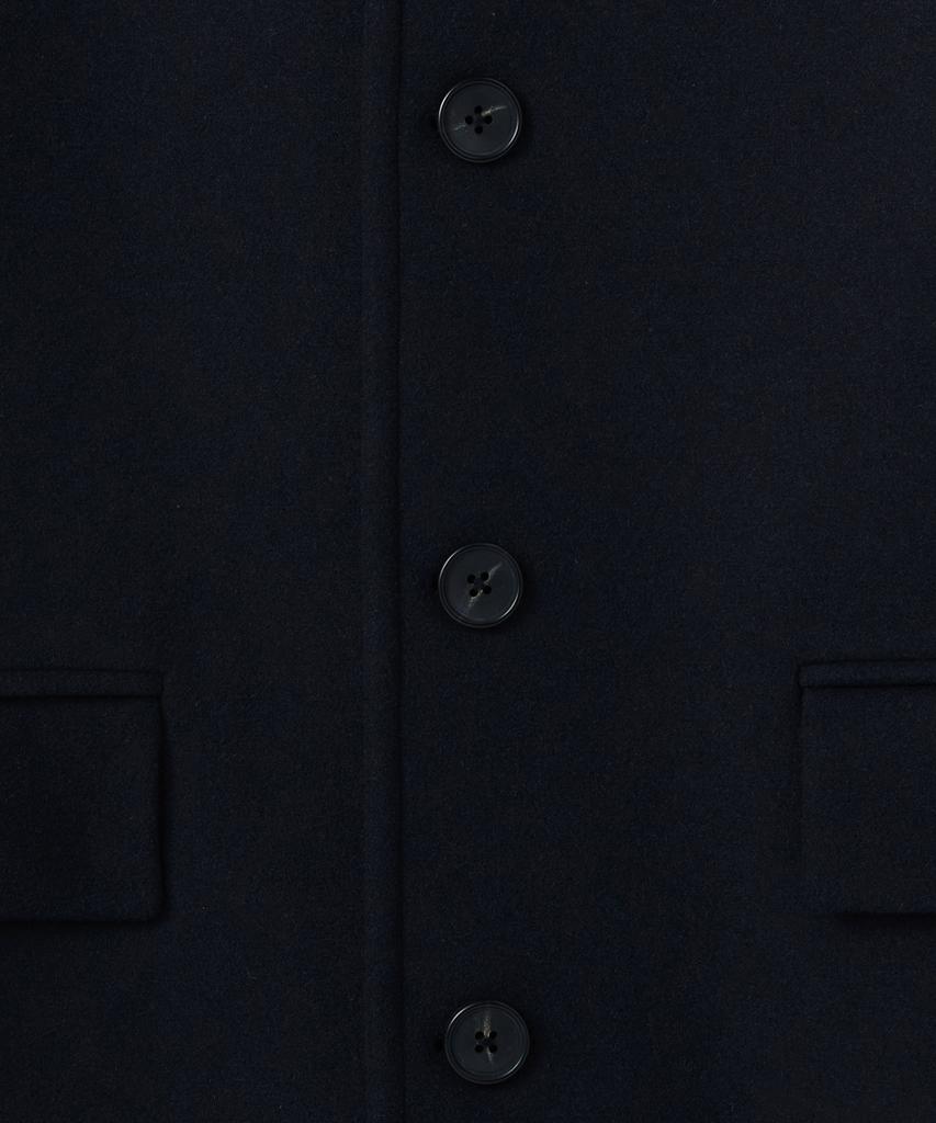 Musinsa Standard Wool Blend Oversized Car Coat [Grayish Navy]