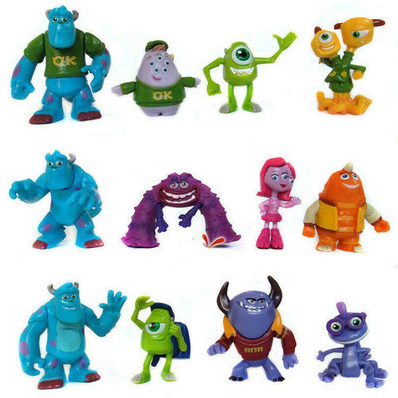 

Engaging 12 Pcs Monsters University Sully Mike Anime Figurine Set For Tiny Hands And Imagination
