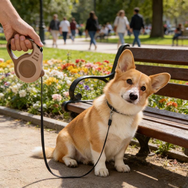 Dog Leash For Small Dogs Cat Automatic Retractable Durable Nylon Lead Puppy Outdoor Travel Walking Hiking Traction Rope